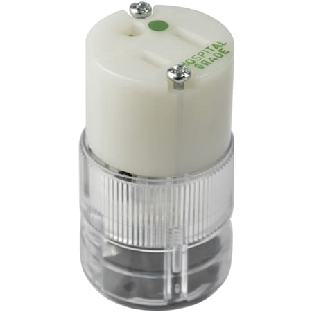 Marinco 8219T Marinco 15A 125V Conn, Hospital Grade, Clear 8219T